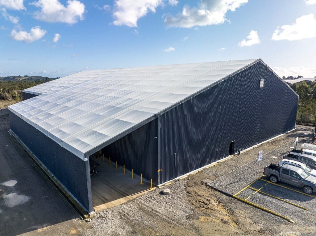 Frontis bodega modular logística